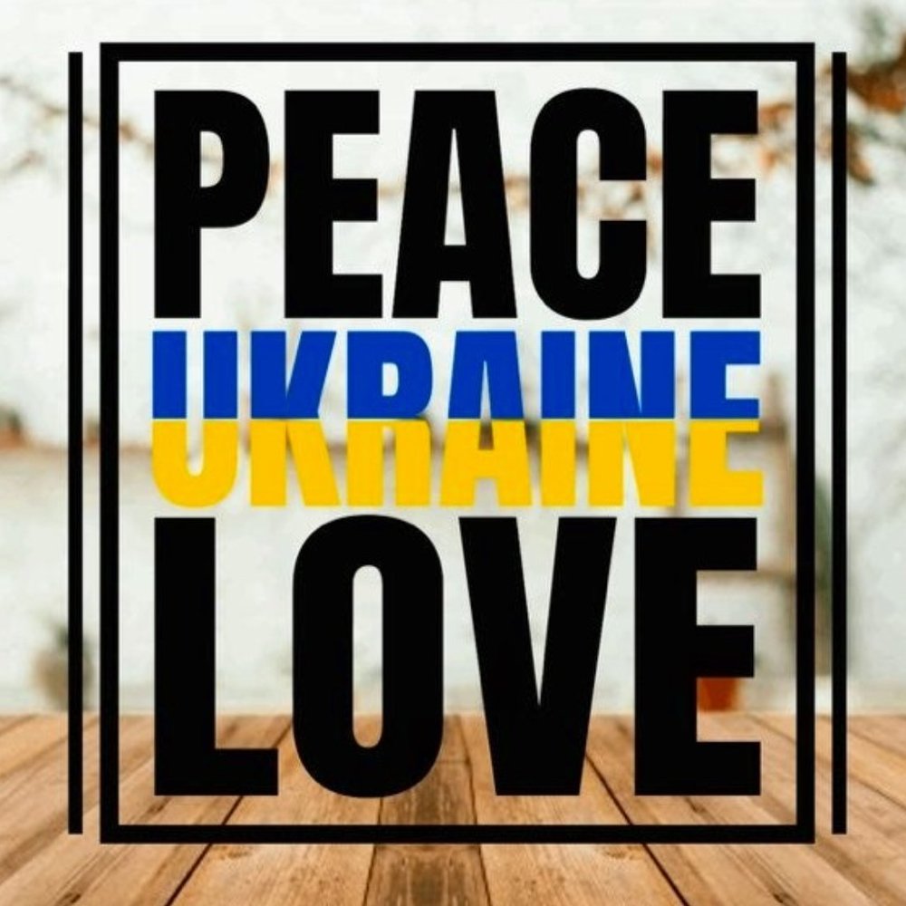 Stand With The Ukraine Fundraising effort get a decal